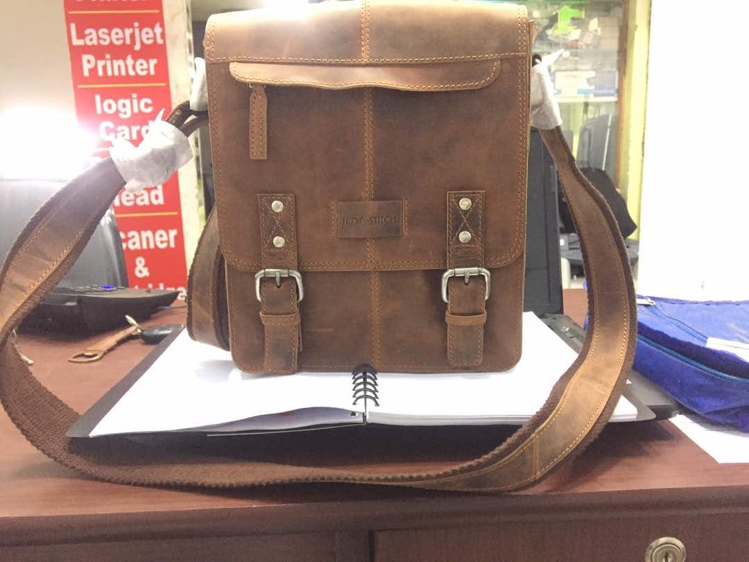 Leather organiser